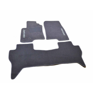 Ковры салона ворс Mitsubishi Pajero III (1999-2006) 5дв. /Серые,3шт - AVTM