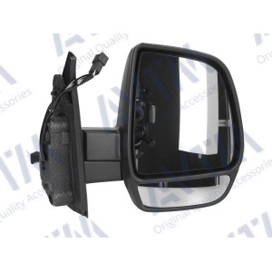 Зеркало боковое FIAT DOBLO 02.10-09.14 в сборе правое,электр.,выпукл.,обогрев.,+ поворот, 6 Pins - AVTM