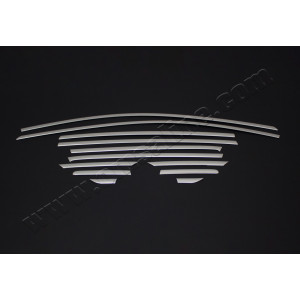 Ford Kuga (2013-) Окантовка стекол верхня (12шт, нерж) - OMSALINE
