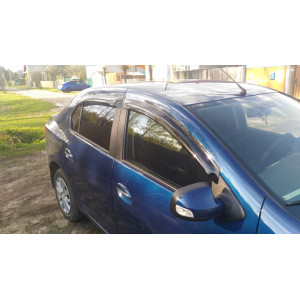 Дефлектори вікон Dacia Logan седан 2014- - SIM