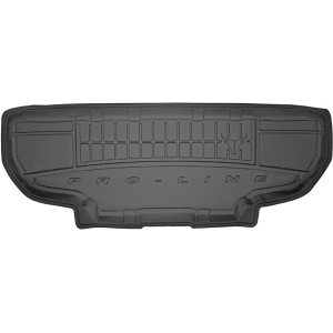 Гумовий килимок в багажник для Ford Galaxy (mkII) 2006-2015 (без дворівневого статі) (розкладений 3й ряд) (багажник) - Frogum Pro-Line