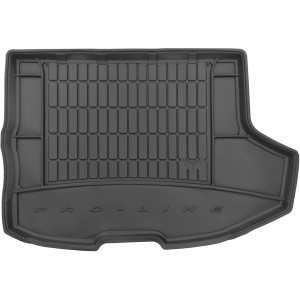 Гумовий килимок в багажник для Mitsubishi Lancer (mkX) (хетчбек) 2007-2017 (верхній рівень) (з докаткой) (з субвуфером) (багажник) - Frogum Pro-Line