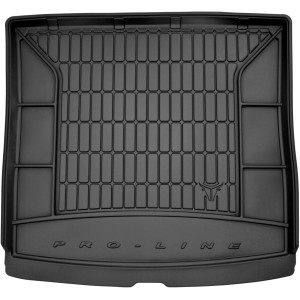Гумовий килимок в багажник для Ford Grand C-Max (mkI) 2010-2019 (з органайзером) (розкладений 3 ряд) - Frogum