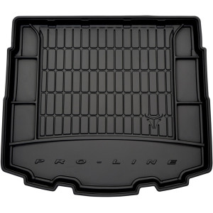 Резиновый коврик в багажник для Тойота Corolla (mkXII)(E210)(универсал) 2019-> (нижний уровень)(багажник) - Frogum Pro-Line