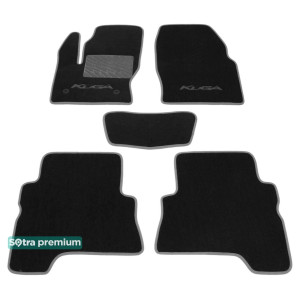 Двухслойные коврики Black для Ford Kuga (mkII) 2012-2016 Sotra Premium 10mm