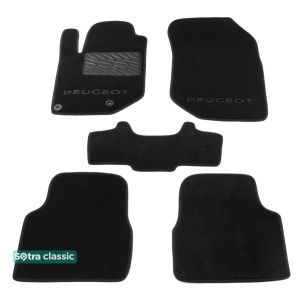 Двошарові килимки для Peugeot 208 (mkII); 2008 (mkII) 2019 → Black Sotra Classic 7mm