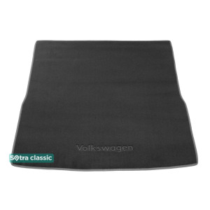 Двошарові килимки в багажник для Volkswagen Passat (B6-B7) (універсал) (багажник) 2005-2014 Grey Sotra Classic 7mm