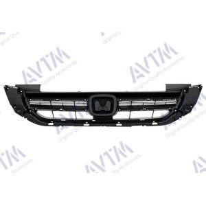 Решітка радіатора Honda Accord IX 2013-2015 Eur / USA черн. без молдингів - AVTM