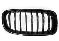 Решетка радиатора BMW 3 (F30) 12-19 левая черн. глянец. 8 ребер (Sport) - AVTM