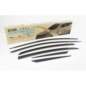 Дефлекторы окон Toyota Land Cruiser 300- 2021-, кт 6шт - CLOVER