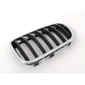 Решетка радиатора BMW X3 (F25)/X4 (F26) 2014-2017 левая хром, ребра черн. - AVTM