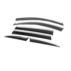 Дефлекторы окон Honda CRV 2022- кт 6шт (з хром молдингом) - Niken