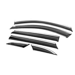 Дефлекторы окон MG HS 2019- кт 6шт (з хром молдингом) - Niken