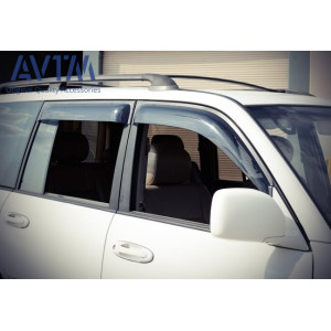 Дефлектори вікон для Тойота Land Cruiser 100 1997-2007 (широкі) - AVTM