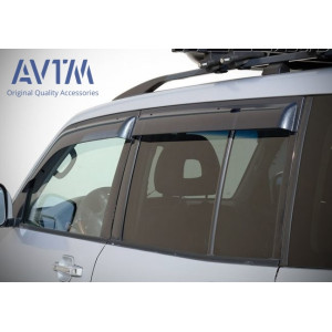 Дефлектори вікон Mitsubishi Pajero Wagon (широкі) 2000-2006 - - AVTM
