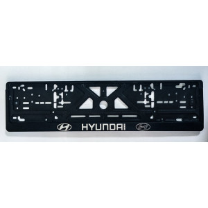 Рамка номерного знака Hyundai (объемные буквы) - AVTM