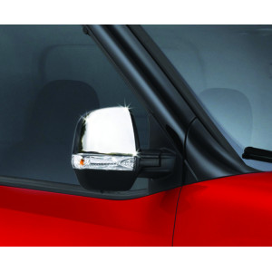 Fiat Doblo 2010- Накладки на зеркала 2шт - Carmos