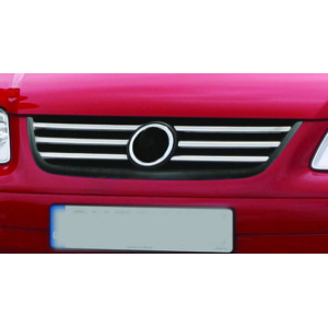 VW Touran 2006-2010 Накладки на решітку радіатора 6шт - Carmos