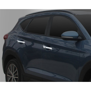 Hyundai Tucson 2015- Накладки на ручки - Clover