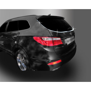 Hyundai Santa Fe Grand 2013- Нижний молдинг стекла 4шт - Clover