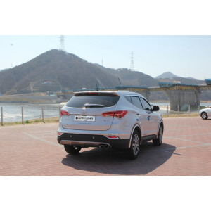 Hyundai Santa Fe 2012- Накладки на стопы 4шт - Clover