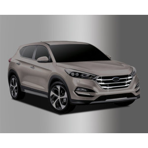 Hyundai Tucson 2015- Накладка решітки радіатора - Clover
