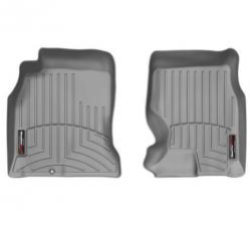 Ковры салона для Тойота Hilux 2011-14 с бортиком серые, передние - Weathertech