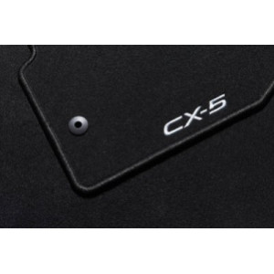Ковры салона Mazda CX-5 (2012-) Оригинал чёрные, кт. 4шт (ворсовые) - оригинал
