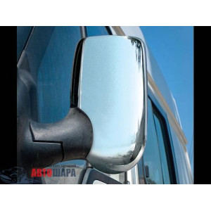 Ford Transit 2000-2014 Накладки на дзеркала (пластик) 2шт - Carmos