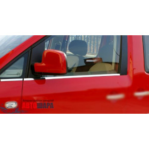 VW Caddy 2010-2015 Молдинги стекол 2шт - Carmos