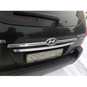 Hyundai Tucson 2003-2014 Накладка над номером (пластик) - Carmos