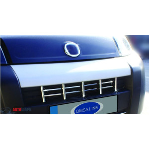 Citroen Nemo / Fiat Fiorino / Peugeot Bipper 2008- Накладки на решітку 13шт - Carmos