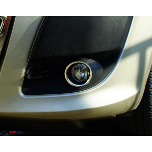 Fiat Doblo 2010- Окантовка противотуманок 2шт - Carmos