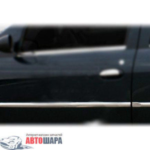 Dacia / Renault Logan 2004-2012 Накладки на дверний молдинг 4шт - Carmos