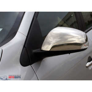 Renault Fluence 2009- Накладки на зеркала 2шт - Carmos