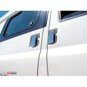 Ford Transit 2000-2014 Накладки на ручки 4 двері + 1 замок) - Carmos