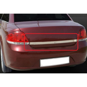 Накладка на крышку багажника 2006-2012 Fiat Linea 2006-2018 гг. (нерж) Без дырки под ключ