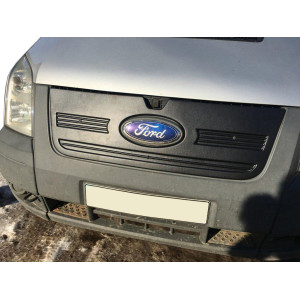 Зимняя накладка на решетку Ford Transit 2000-2014 гг. (2006-2014) Глянцевая