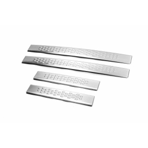 Накладки на пороги Libao Geely Emgrand X7 (4 шт, нерж)