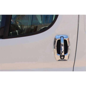 Накладки на ручки Citroen Jumper 2007↗ и 2014↗ гг. (нерж.) Накладки на ручки Citroen Jumper 2007↗ и 2014↗ гг. (4 части)