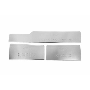 Накладки на внутрішні пороги Carmos V3 Volkswagen LT 1998↗ мм. (3 шт, нерж)