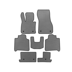 Коврики EVA BMW 2 серия Active Tourer F45/46 2014-2021 гг. (Для F46, 3 ряда, Серый)