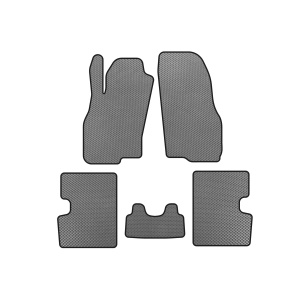 Коврики EVA Fiat Punto Grande/EVO 2006-2018 гг. (HB, 5-ти дверный, К рестайлингу, Серый)