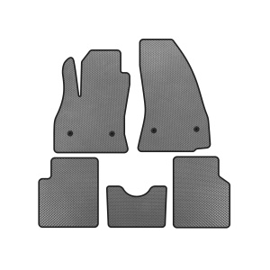 Коврики EVA Fiat 500/500L (для 500L, Серый)