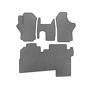 Коврики EVA Hyundai H200, H1, Starex 1998-2007 гг. (2004-2007, 2 ряда, 8-местный, Серый)