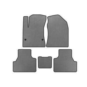 Коврики EVA Hyundai Kona 2017-2023 гг. (Электро, Серый)