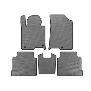 Коврики EVA Hyundai Sonata LF 2014-2019 гг. (SD, Серый)