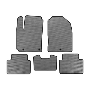 Коврики EVA Hyundai Kona 2017-2023 гг. (2017-2020, Бензин, Серый)