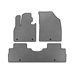 Коврики EVA Hyundai Palisade (2 ряда, 8-местный, Серый)