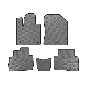 Коврики EVA Hyundai Santa Fe 4 2018-2023 гг. (2020-2023, Серый)